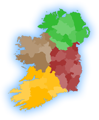 ireland with province and county2